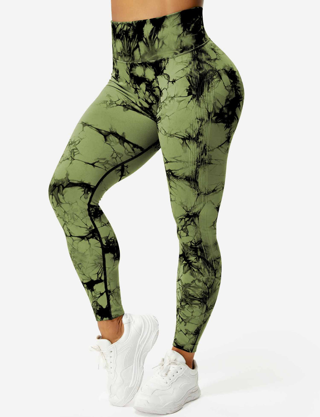 Versatile tie-dye women's leggings for gym, yoga & everyday.