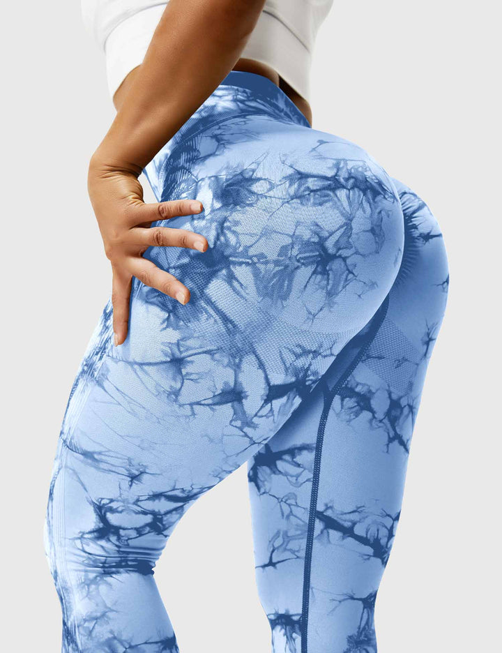 Relaxed fit tie-dye leggings for women, ultimate comfort.