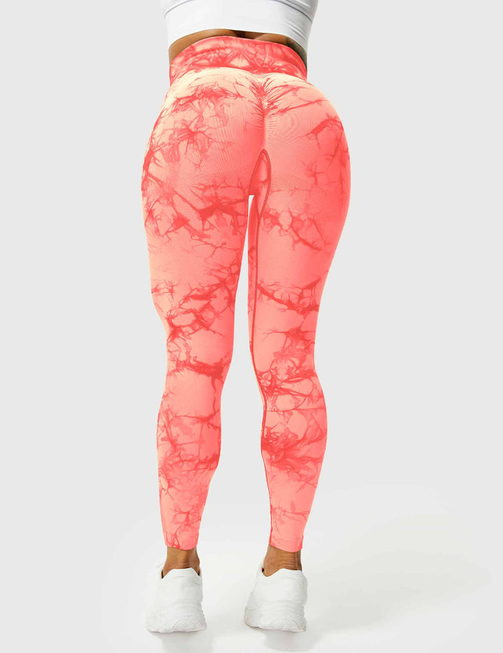 Everyday stylish tie-dye leggings for women, comfortable.