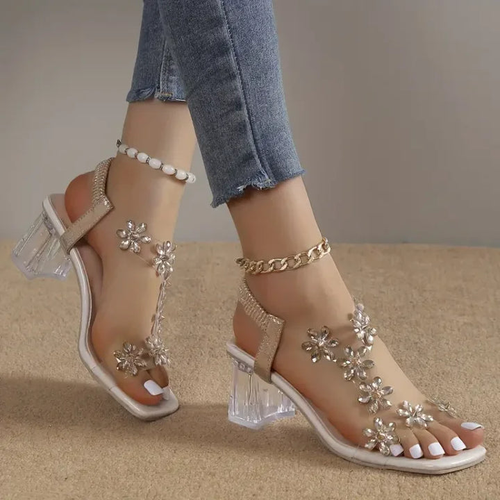 Stylish women's mid-heel orthopedic pumps, perfect for office wear & all-day comfort.