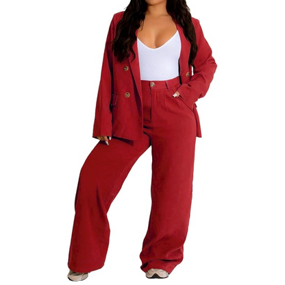 Stylish women's blazer for a two-piece business suit. Perfect for professional office attire.