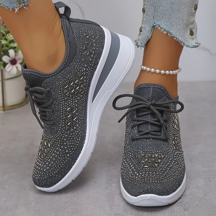 Comfortable women's activewear sneakers, orthopedic support for walking & daily use.