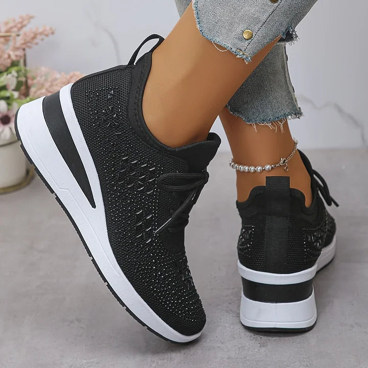 Ultra comfortable women's walking shoes, orthopedic support for casual & active use.