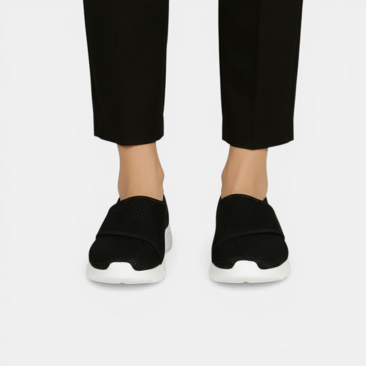 Comfort-focused women's walking shoes. Ultra-light orthopedic design for breathable all-day support.