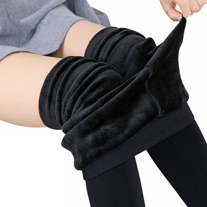 Enjoy cold weather in ultimate comfort with these cozy women's warm winter leggings.