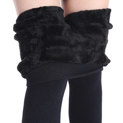 Chic women's winter leggings, offering warmth, comfort, and style for cold weather days.