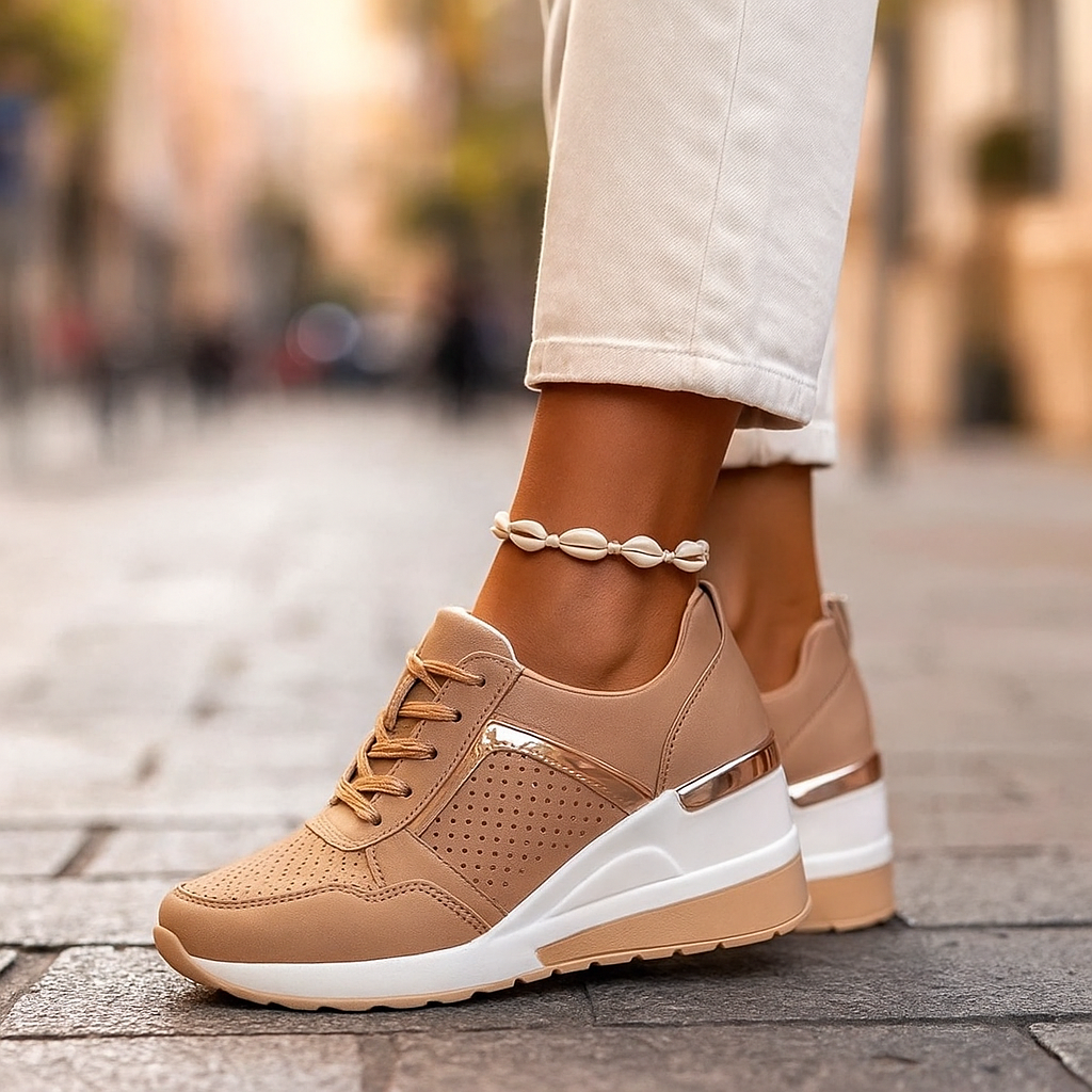 Orthopedic walking sneakers for women, Valden Rise comfort with athletic style.