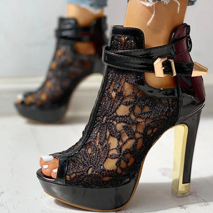 Collection of Women's Valencia Platform Heels. Versatile chic heels, ideal for formal & party occasions.