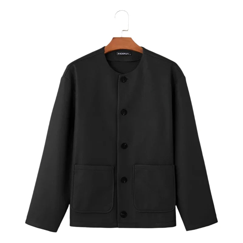 Everyday women's button-up cardigan jacket, perfect for versatile layering. Casual outerwear with pockets.