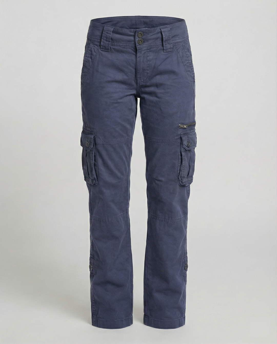 Modern women's cargo pants. Casual bottoms offering a relaxed style for urban & outdoor versatile wear.