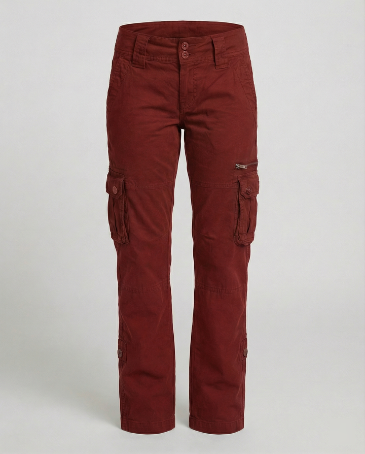 Comfortable women's cargo pants for any adventure or casual day. Versatile, multi-pocket design for practicality.
