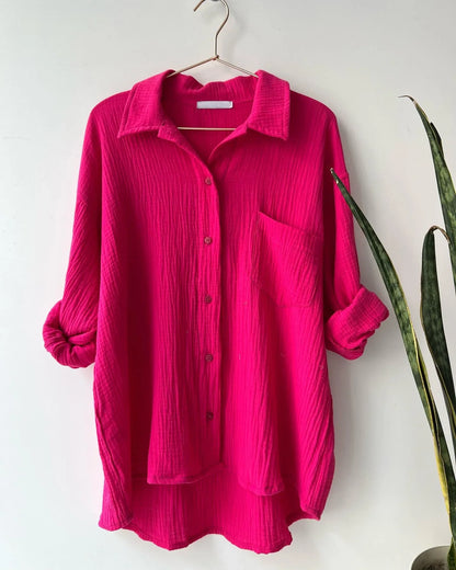 Women's fashion vibrant crinkle two piece, great for casual summer outings and beach wear.