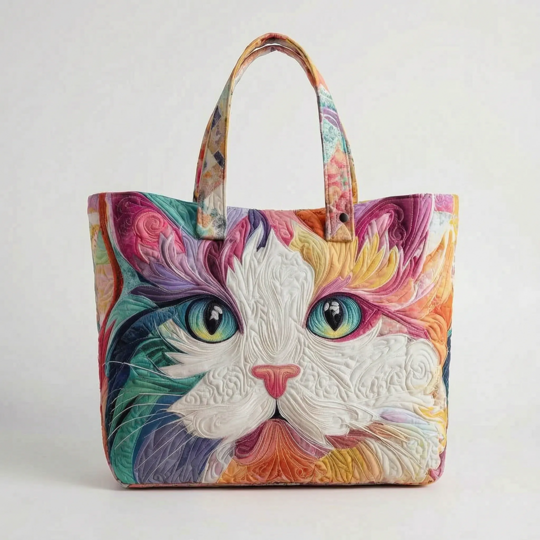Eye-catching printed women's tote bag, a versatile and stylish everyday companion.