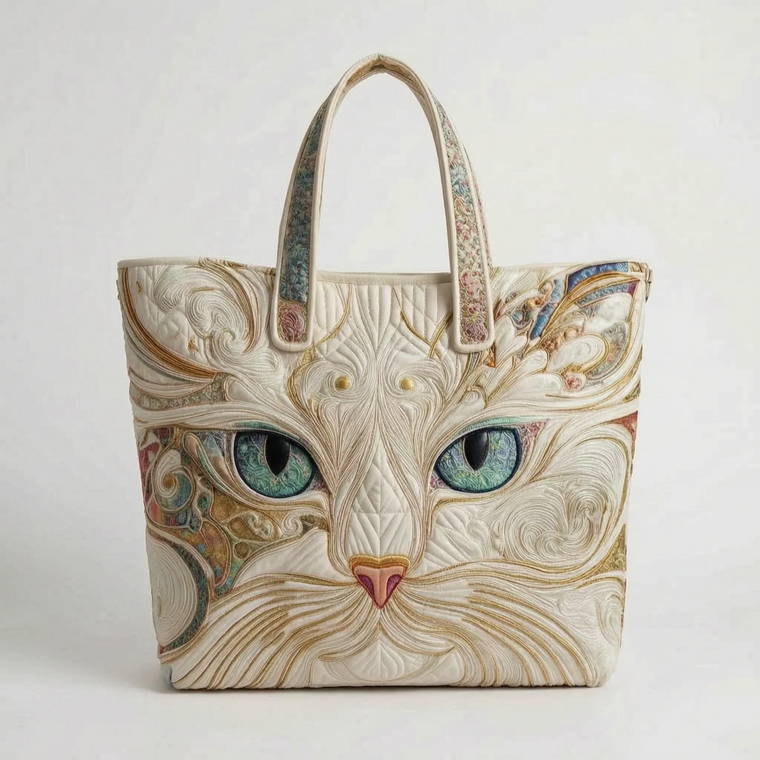 Women's casual printed tote, a vibrant accessory for any outfit and season.