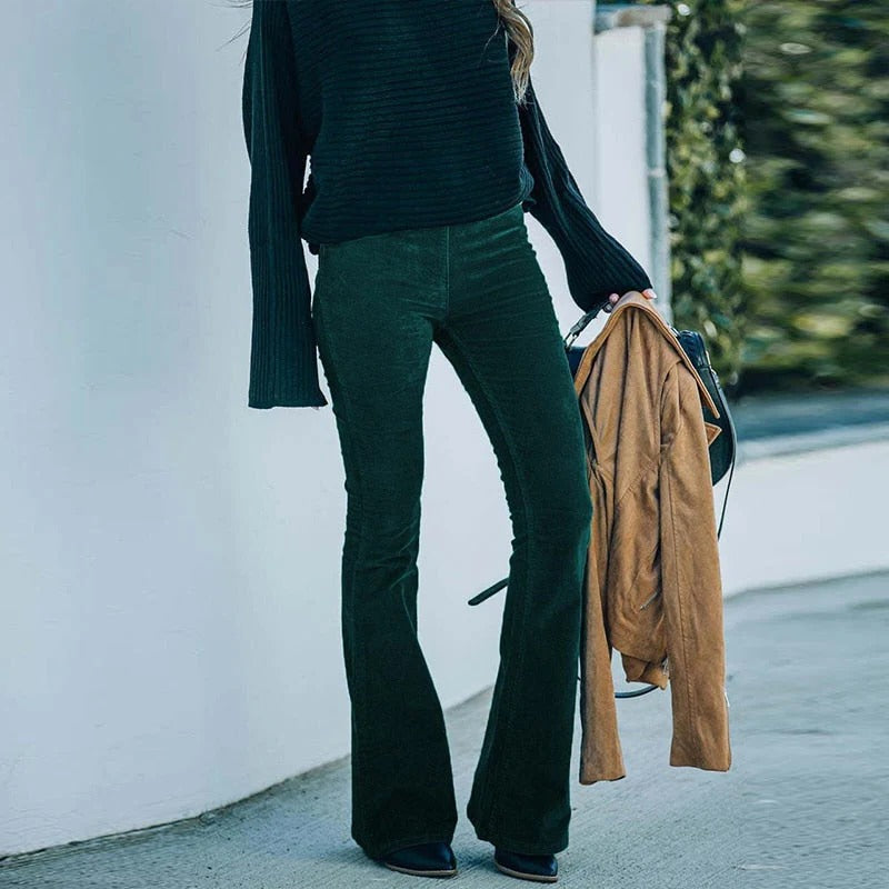 Walker women's stretch corduroy pants, ultimate comfort and style for everyday casual wear.