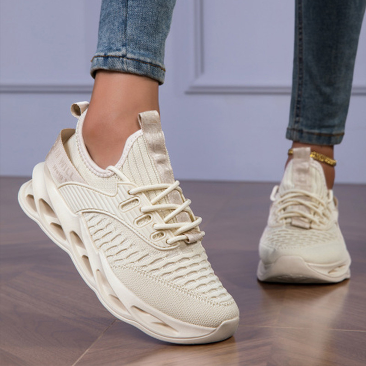 Stay comfortable with these women's walking sneakers; ideal for daily walks & fitness.