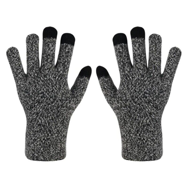 Premium knitted touchscreen gloves for women, offering comfort & warmth for cold days.