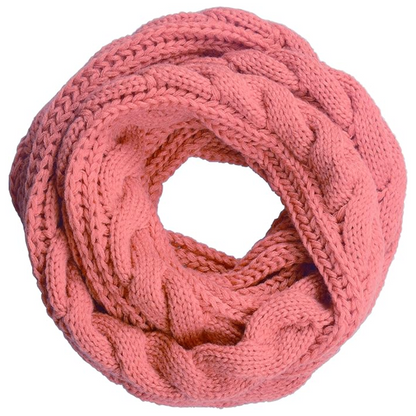 Stylish women's winter scarf. Soft, warm, and ribbed knit for ultimate comfort.