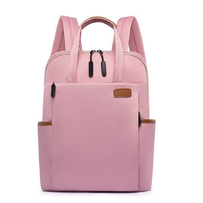 Lightweight Oxford women's water-resistant anti-theft backpack, perfect for daily commute & travel.