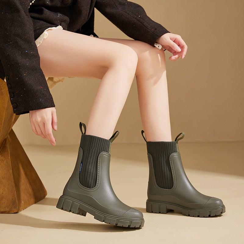 Women's waterproof all-weather rain boots for ultimate dry comfort and protection.