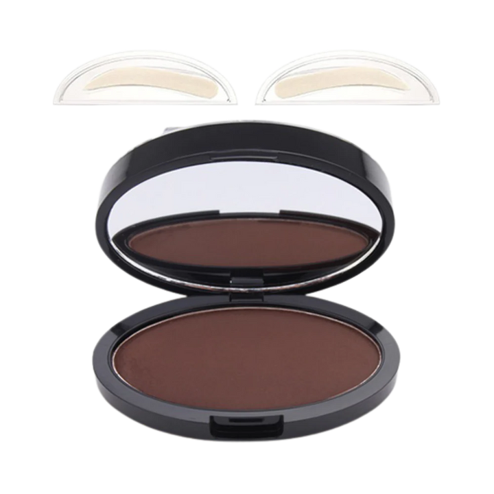 Achieve flawless, all-day brows with this waterproof eyebrow stamp makeup kit. Quick & easy application.