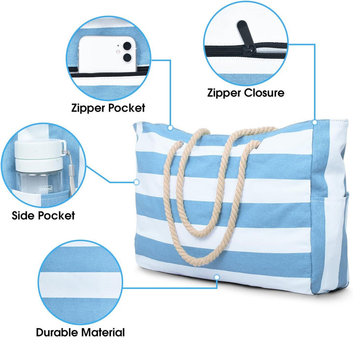 Women's waterproof tote for daily essentials, durable and roomy.
