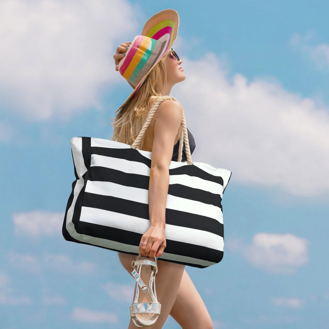 Women's waterproof large tote, made from easy-to-clean material.