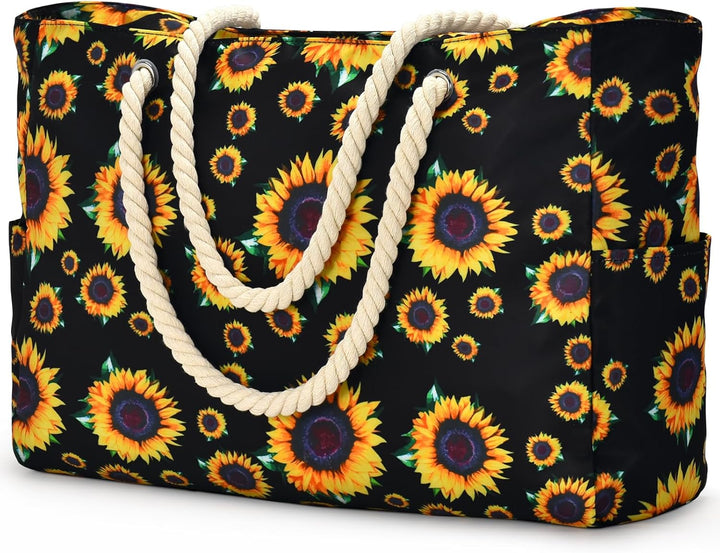 Practical zippered waterproof women's work tote, highly functional.