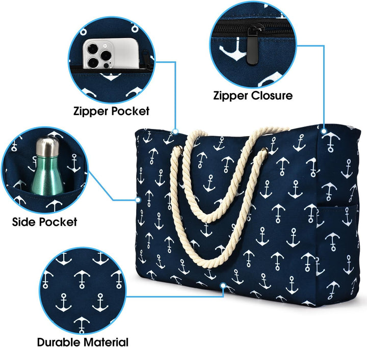 Women's waterproof large bag for all occasions, versatile choice.