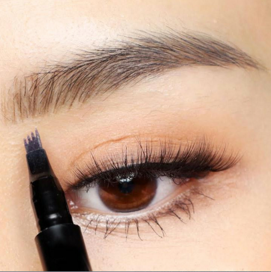 Women's waterproof microblading eyebrow pen for natural, long-lasting, smudge-proof brow definition.