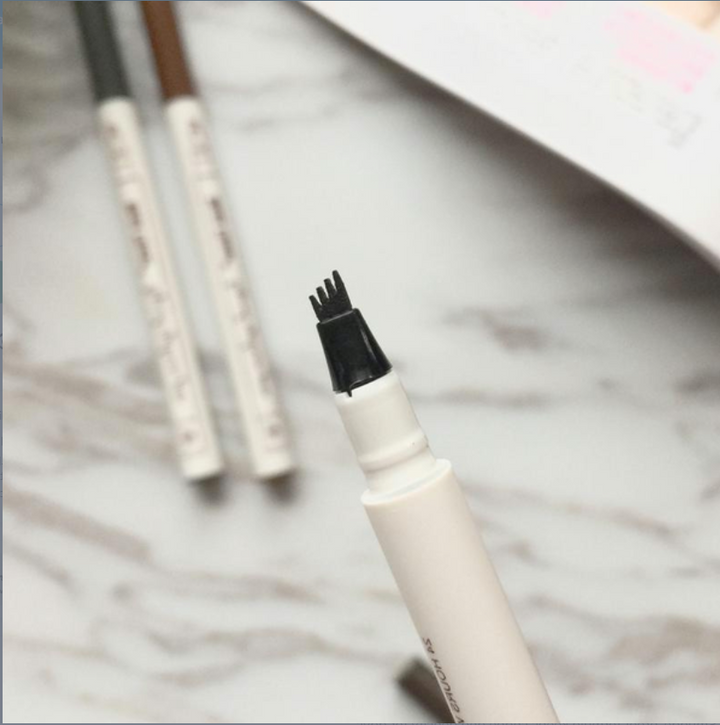 Waterproof microblading eyebrow pen, a long-lasting brow definer for natural, smudge-proof beauty.