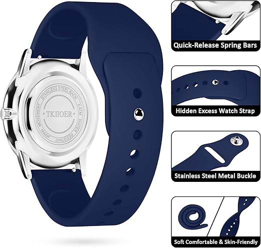 Durable women's medical watch, waterproof with glow-in-dark numbers for night shifts.