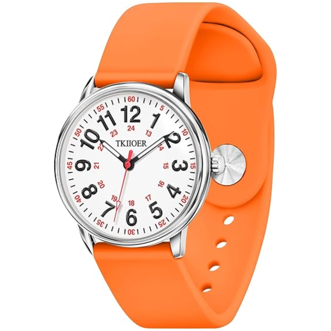 Reliable women's nurses watch, waterproof and luminous, perfect for any shift.