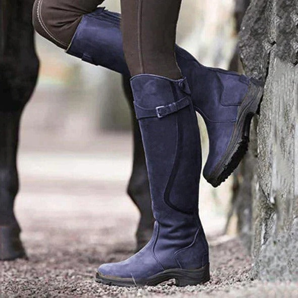 Women's warm waterproof winter boots with non-slip sole, ultimate cold weather protection & comfort.