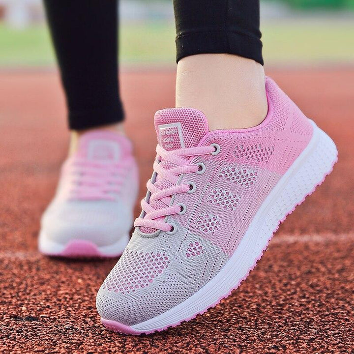 Casual lace-up women's comfort shoes, arch support for long walks & everyday supportive wear.