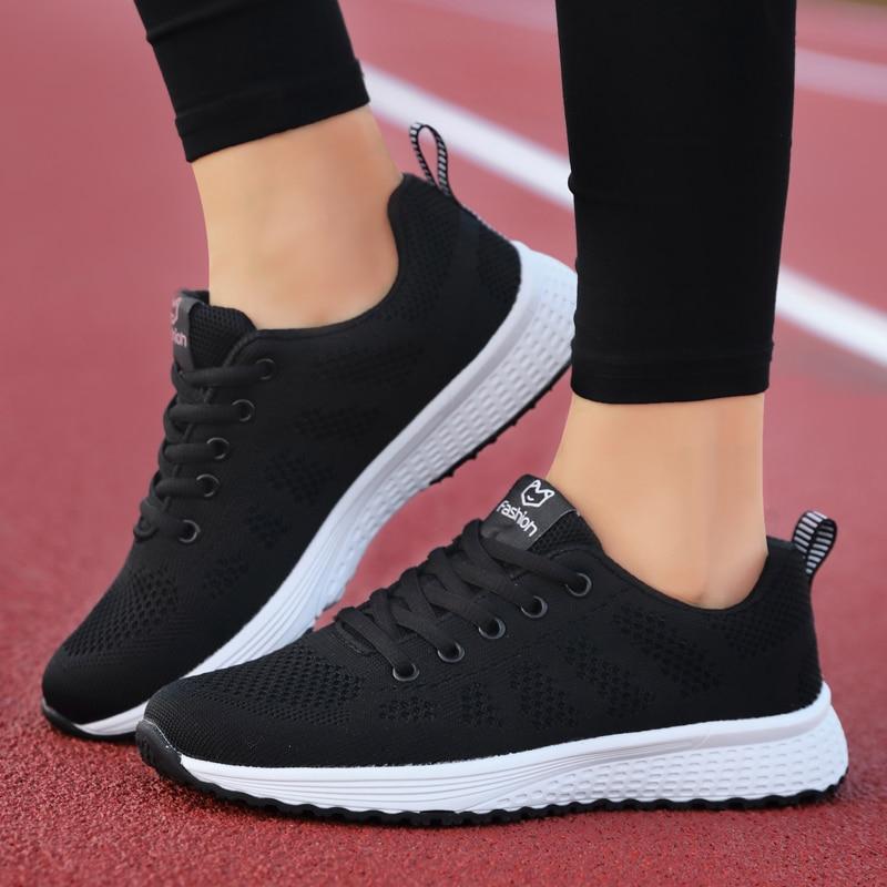 Lace-up women's comfort shoes, orthopedic design, promotes healthy walking & all-day support.
