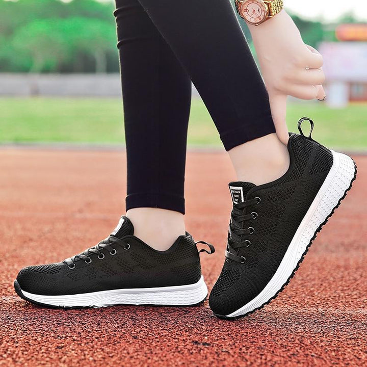Women's orthopedic walking shoes, focus on arch support, all-day comfort, & foot pain relief.