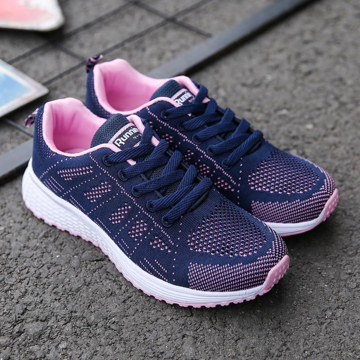 Athletic women's orthopedic shoes, non-slip for safety & active movement, maximum foot support.