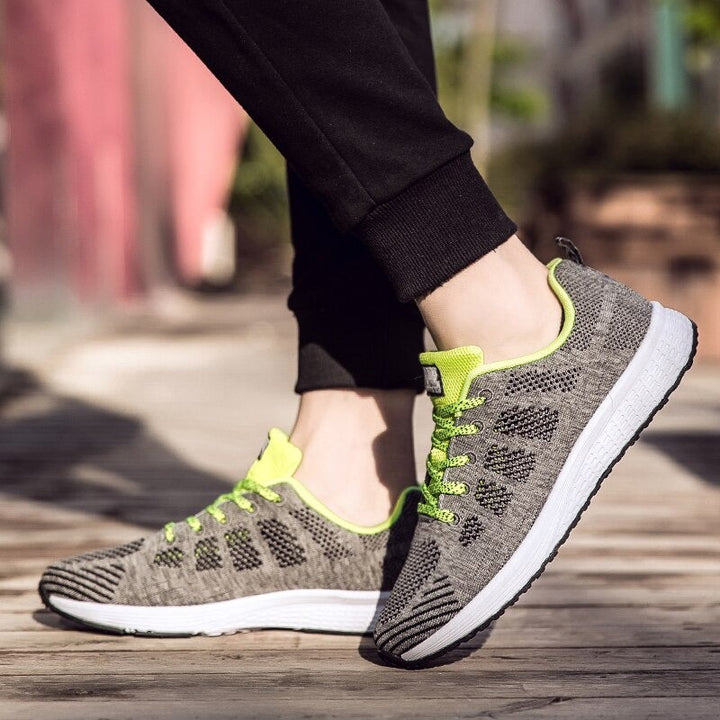Casual women's comfort walking shoes, non-slip sole, orthopedic for supportive daily wear.