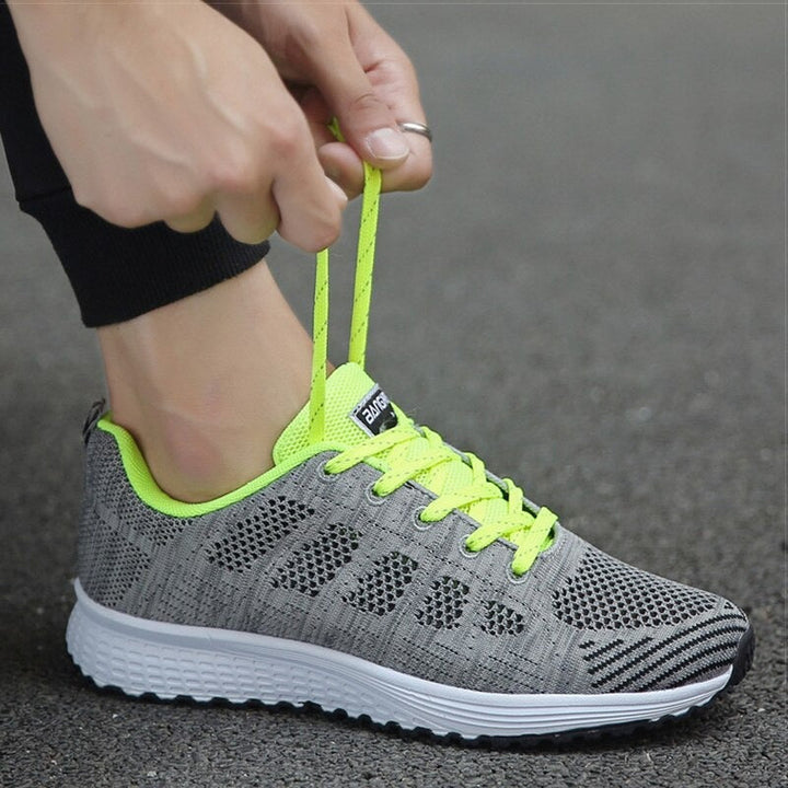 Breathable women's orthopedic walking shoes, arch support for daily activity & foot comfort.