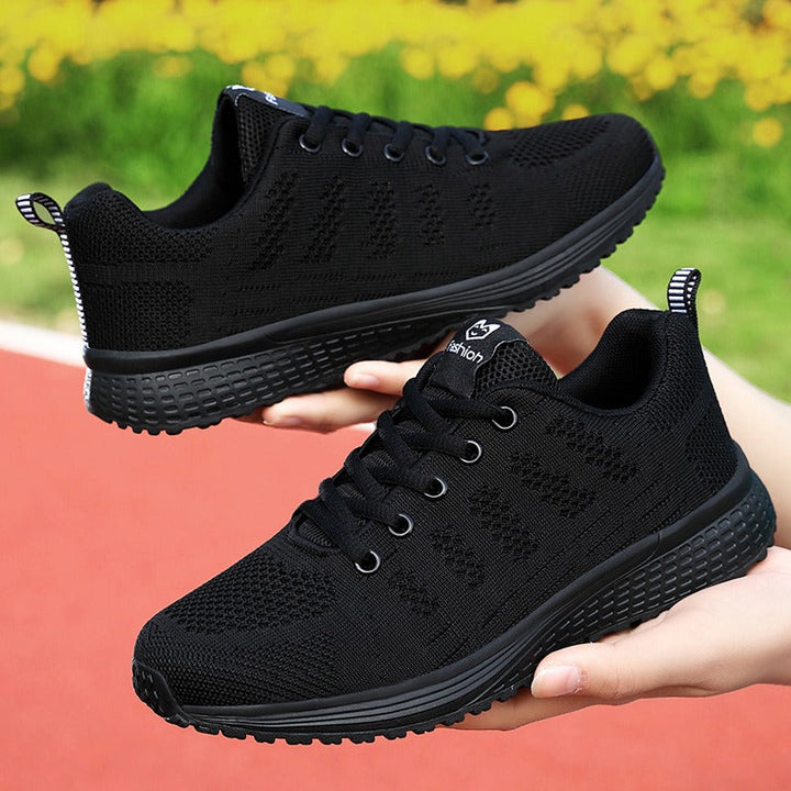 Lace-up women's comfort walking shoes, orthopedic design, excellent arch support & relief.