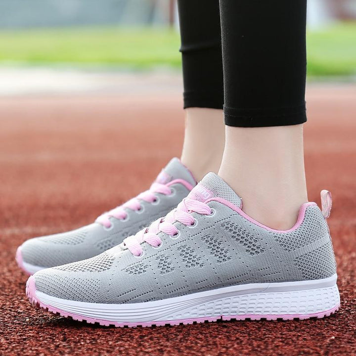 Casual women's comfort shoes, arch support for walking, ideal for daily activities & foot health.