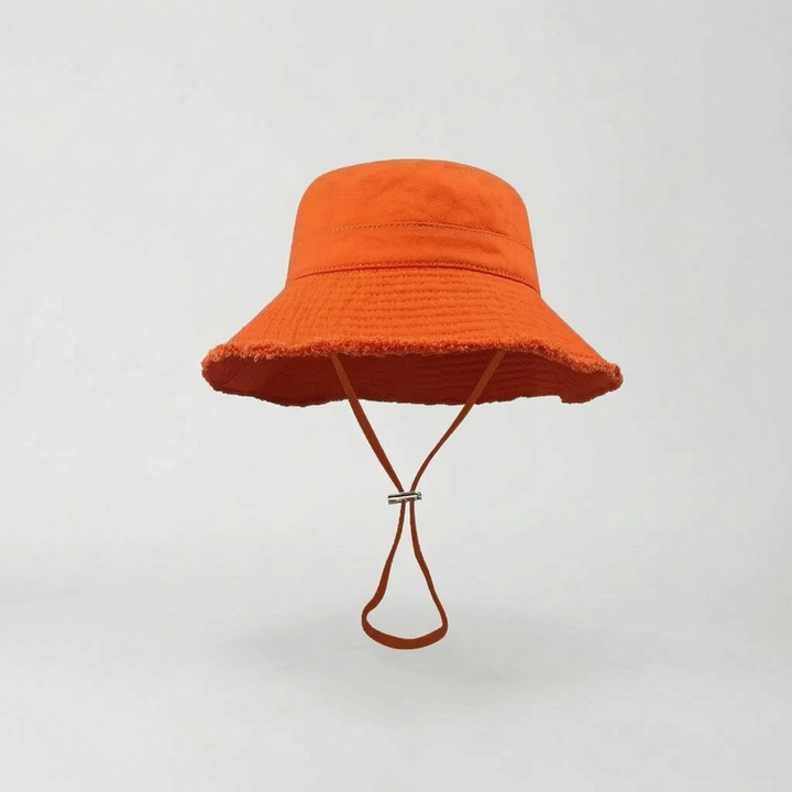 Versatile women's wide brim sun hat, great for travel, beach & everyday outdoor sun protection.