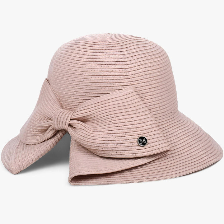 Women's stylish khaki wide brim panama straw sun hat. Perfect summer travel accessory for UV protection.