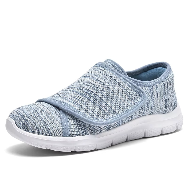 Lightweight women's wide fit walking shoes. Adjustable for comfort & superior support, ideal for active daily wear.