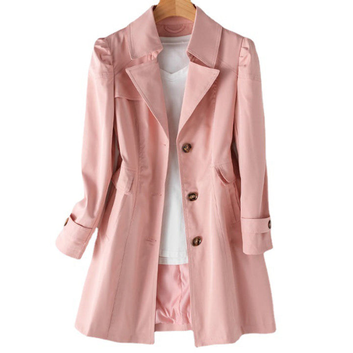 Stylish & functional women's windbreaker coat with adjustable fit, perfect for everyday casual outdoor adventures.