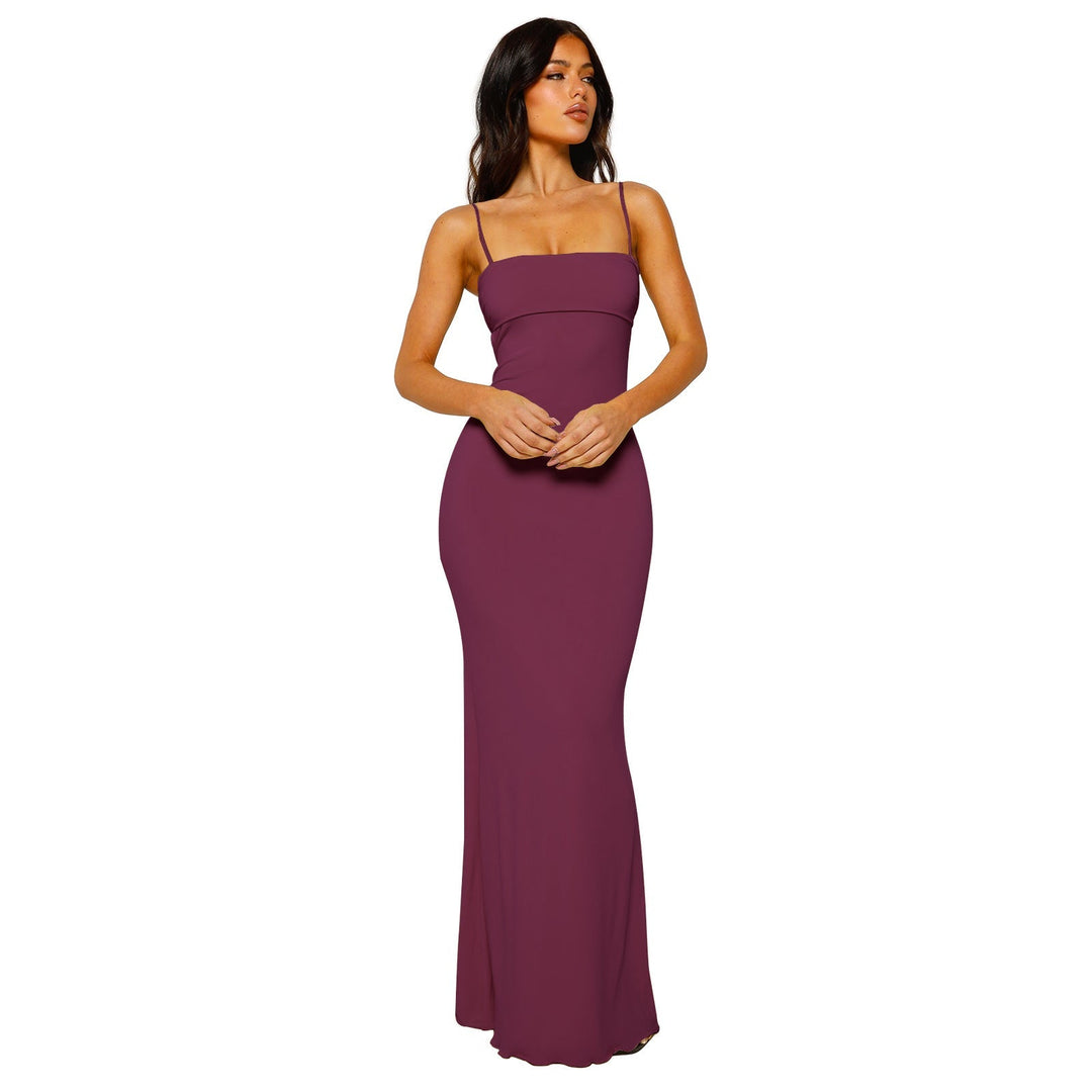 Zest Hour women's backless bandeau evening gown, a beautiful and elegant formal dress.