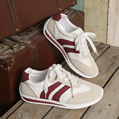 Fashionable Zippa sneakers for women, combining vintage style with lightweight comfort.