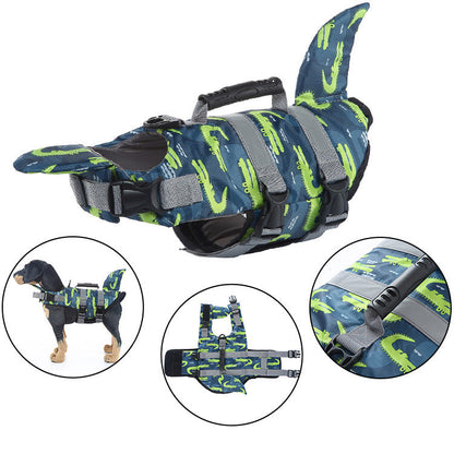 Crab animal design dog life vest, lightweight and supportive for pet water fun