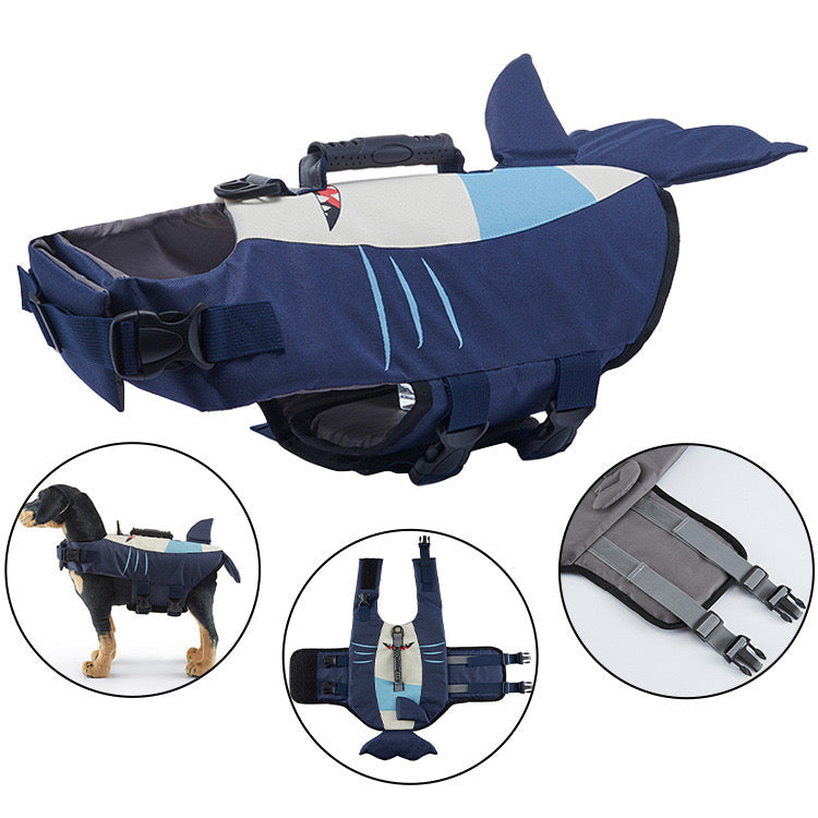 Penguin dog life vest, premium pet swimming aid, ergonomic design for comfort